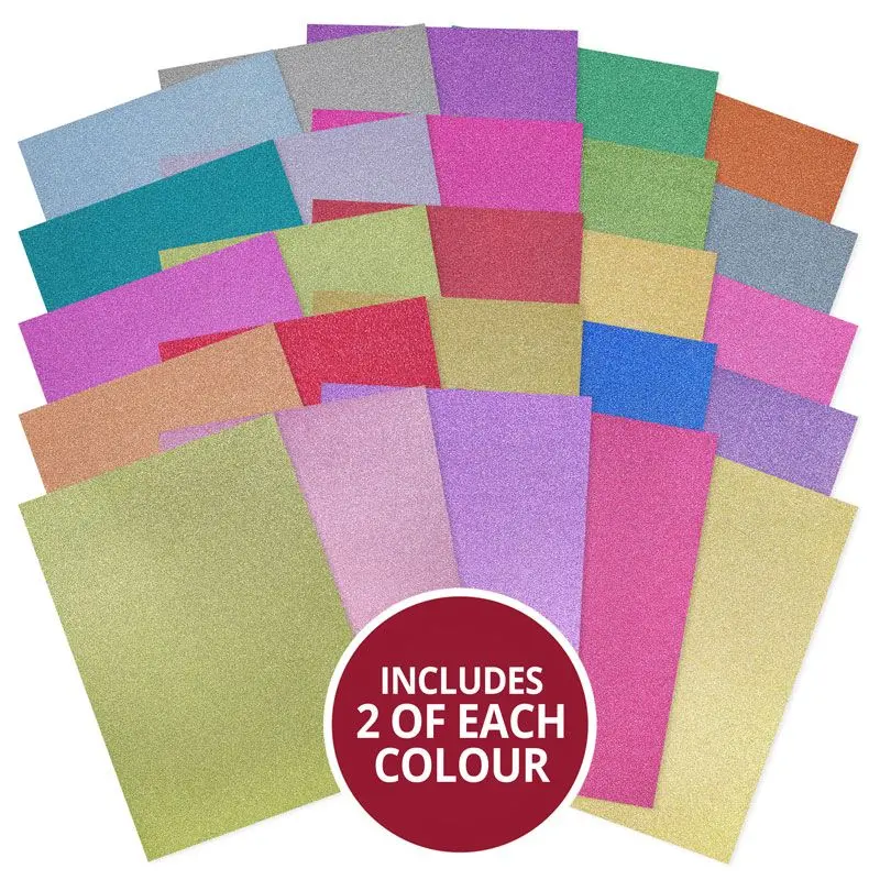 Diamond Sparkles Shimmer Card 50 Sheet Pack! 1