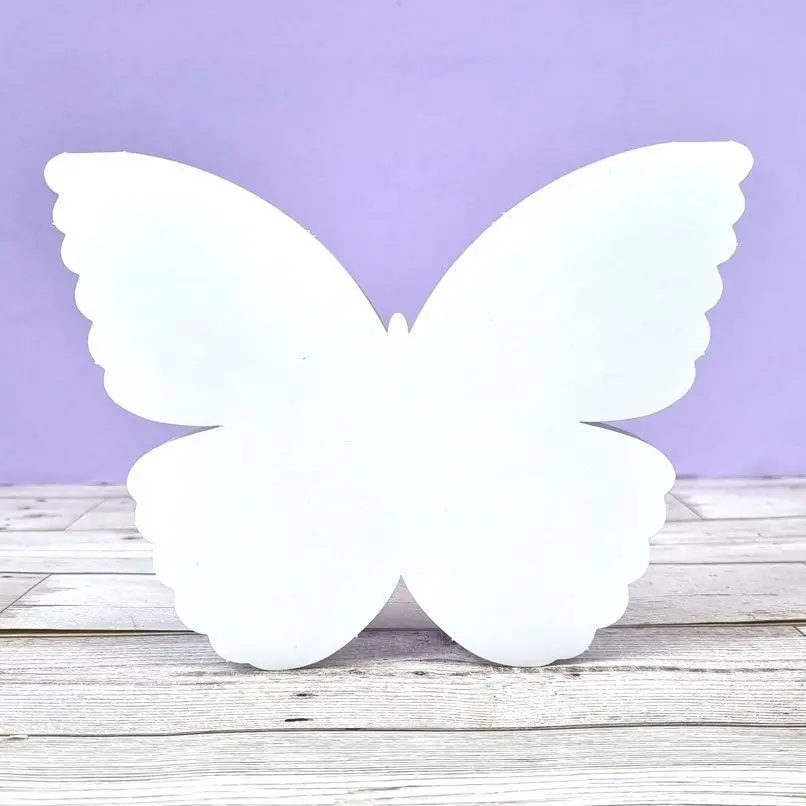 Luxury Shaped Card Blanks & Envelopes - Butterfly 1