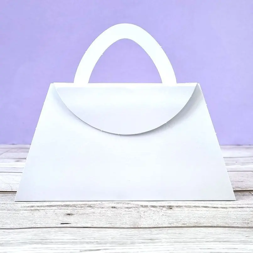 Luxury Shaped Card Blanks & Envelopes - Handbag 1