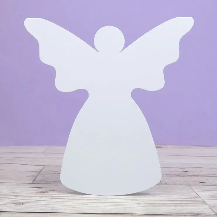 Luxury Shaped Card Blanks & Envelopes - Angel 1