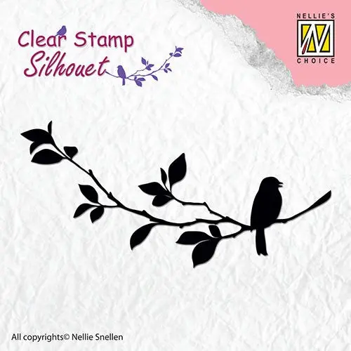 Silhouette Clear Stamp - Birdsong 1 1