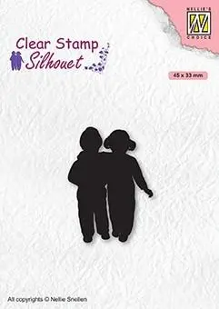 Clear Stamp Silhouette Close Friends 1