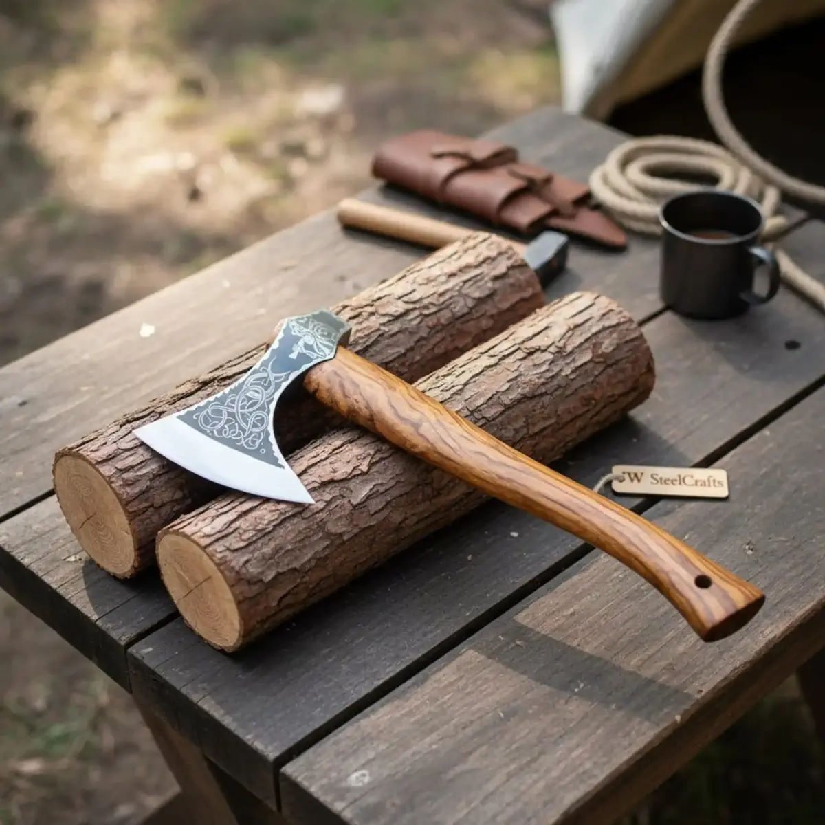 Single-Bit Viking Bearded Axe 1