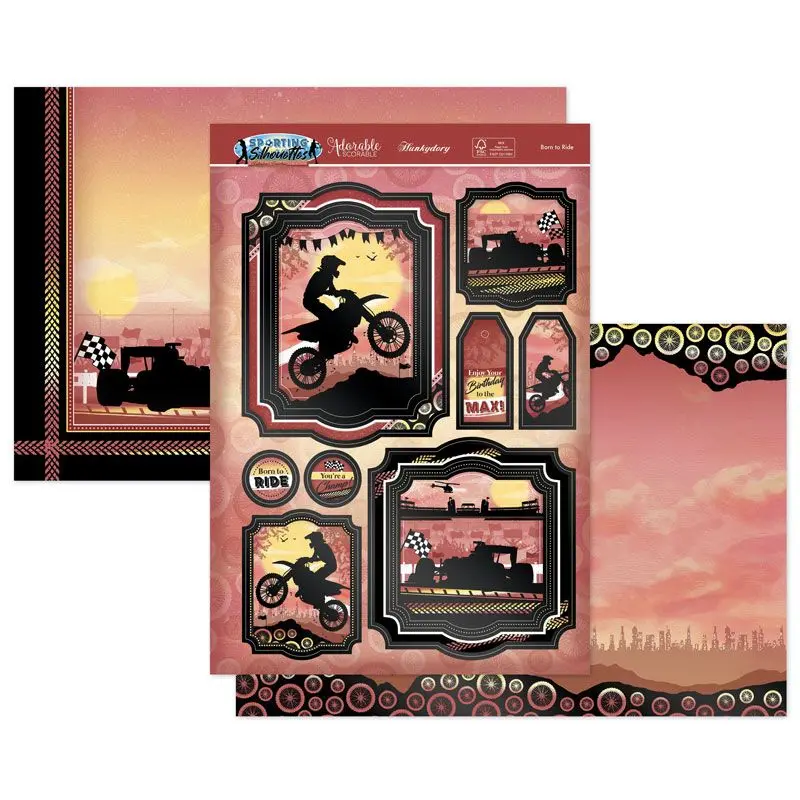 Born To Ride Luxury Topper Set 1