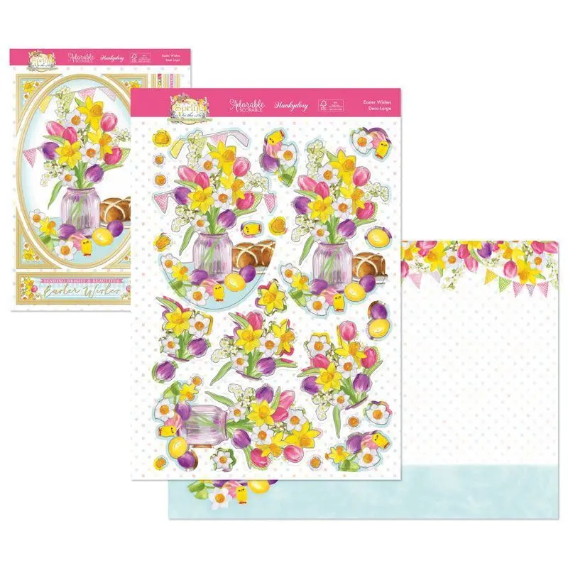 Spring Is In The Air Deco-Large Set - Easter Wishes 1