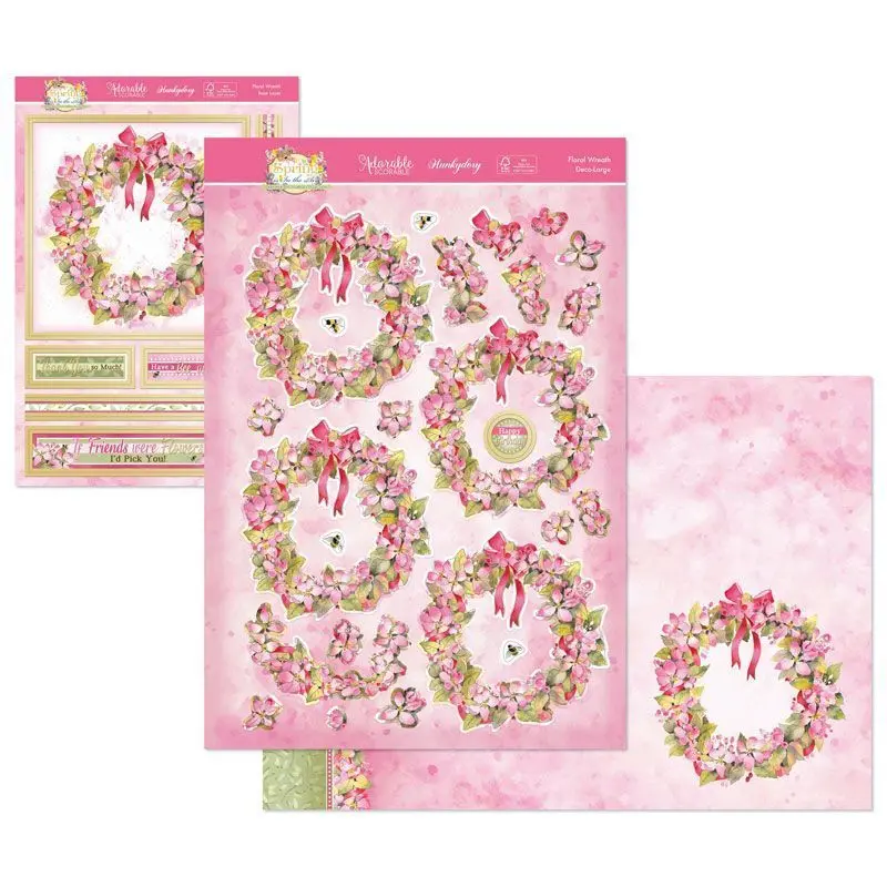 Spring Is In The Air Deco-Large Set - Floral Wreath 1
