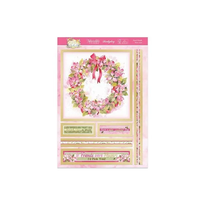 Spring Is In The Air Deco-Large Set - Floral Wreath 2