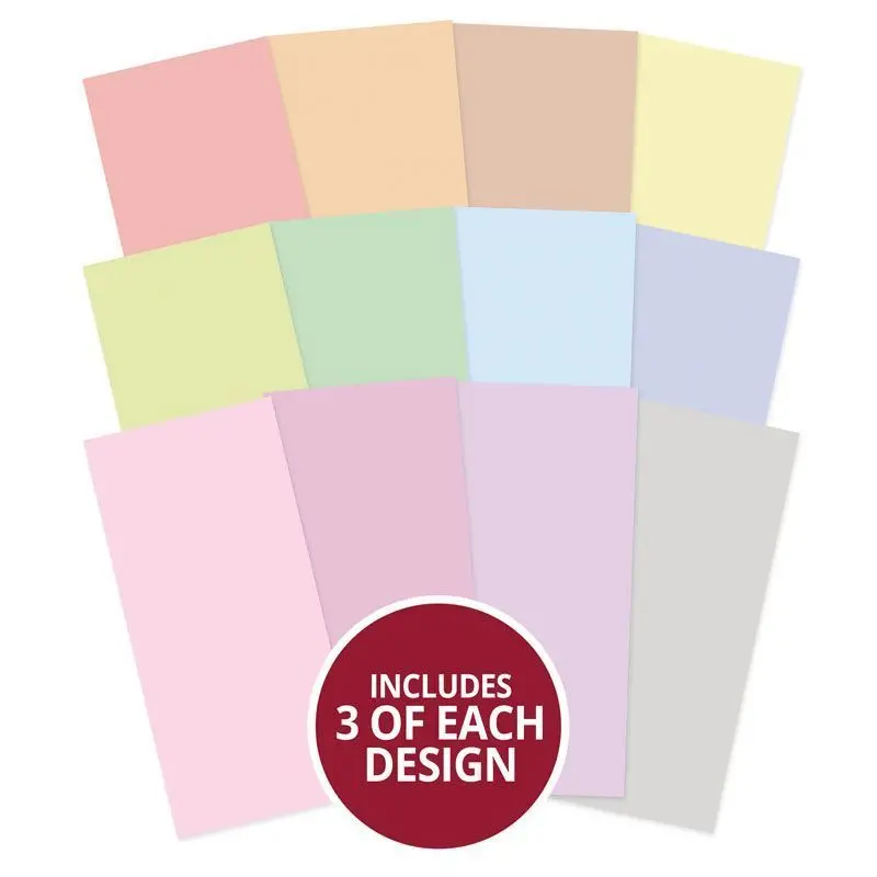 Stickables Dl Self-Adhesive Paper Pack - Pretty Pastels 1