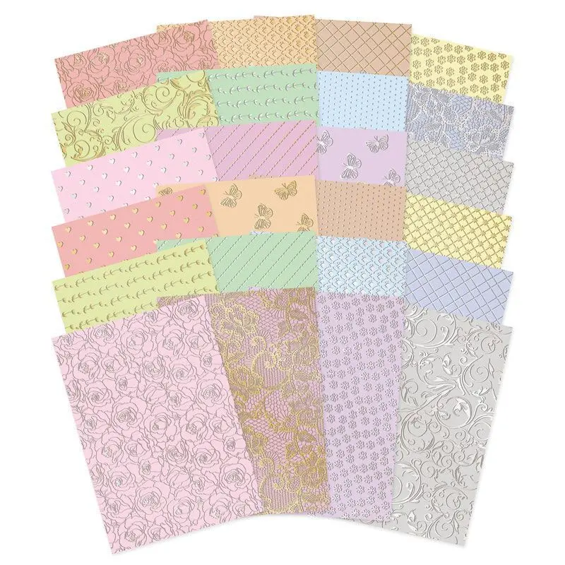Stickables A5 Self-Adhesive Foiled Paper Pack - Springtime 1