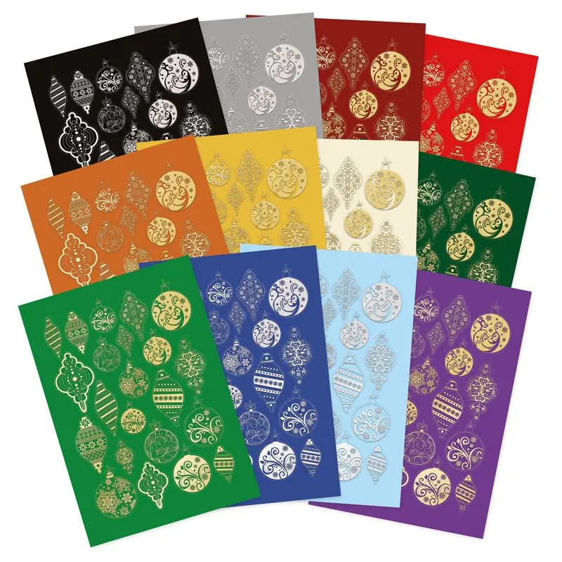Christmas Stickables Die-Cut Self-Adhesive Baubles 1