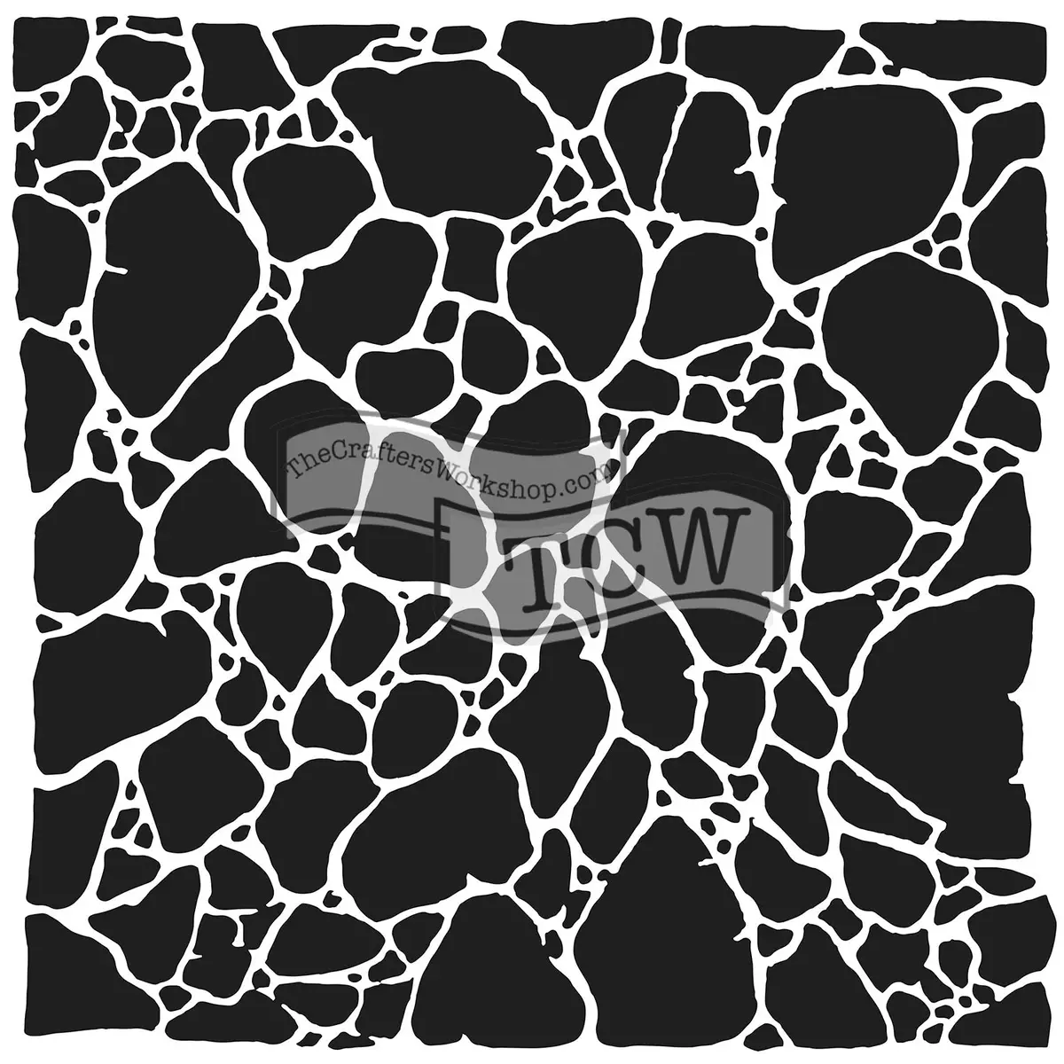 The Crafters Workshop 6X6 Stencil Organic Matter Stencil 1