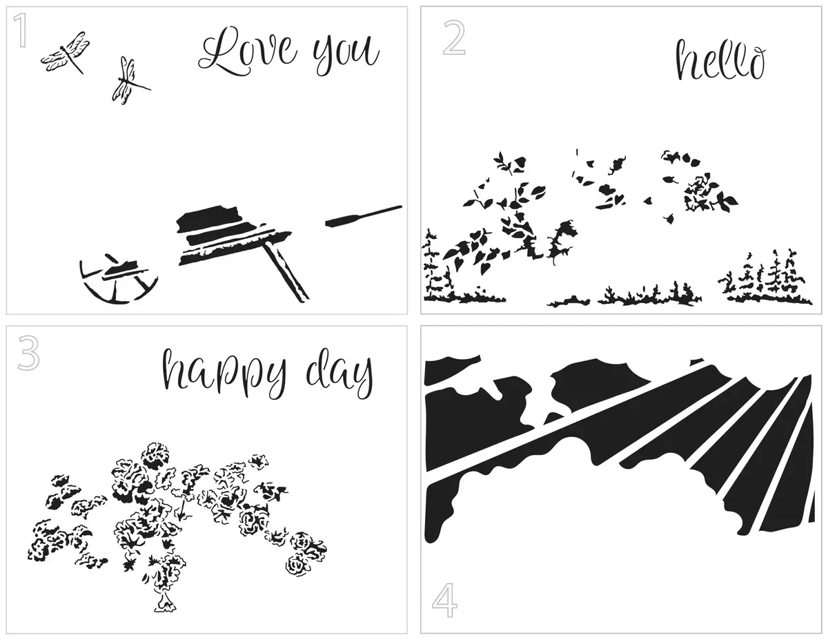 The Crafters Workshop A2 Layered Happy Wheelbarrow 1