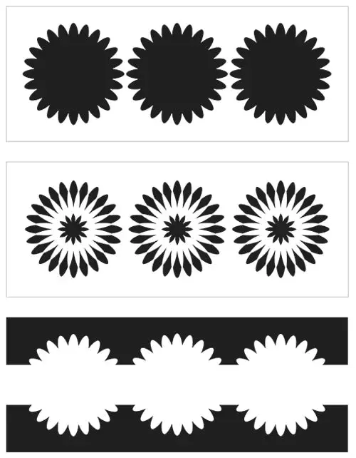 The Crafters Workshop Slimline Layered Triple Daisies 1