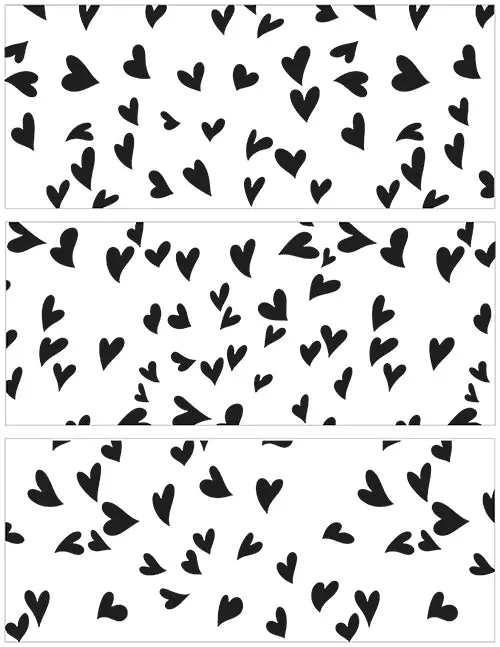 The Crafters Workshop Slimline Layered Groovy Hearts 1