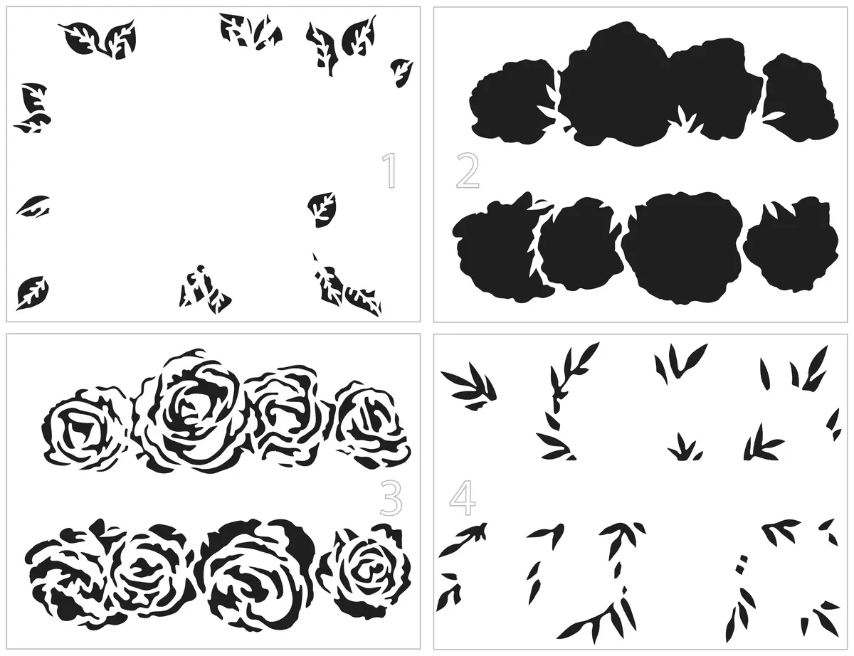 The Crafters Workshop Layered Rose Banner 1