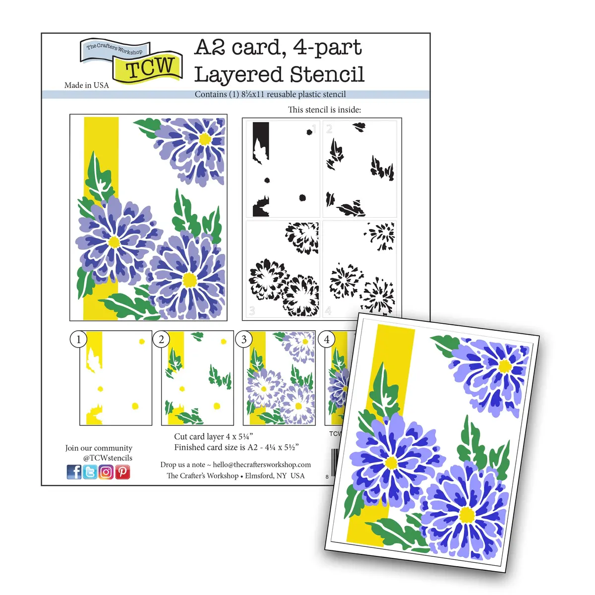The Crafters Workshop Layered Daisies 1