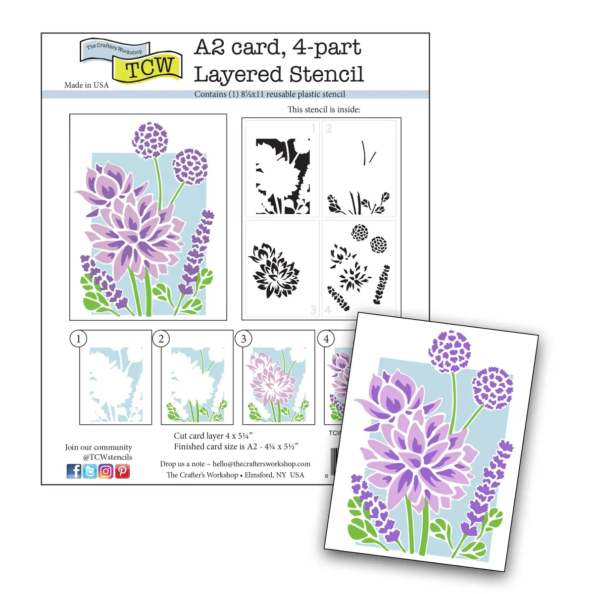 The Crafters Workshop Layered Lotus Bouquet 1