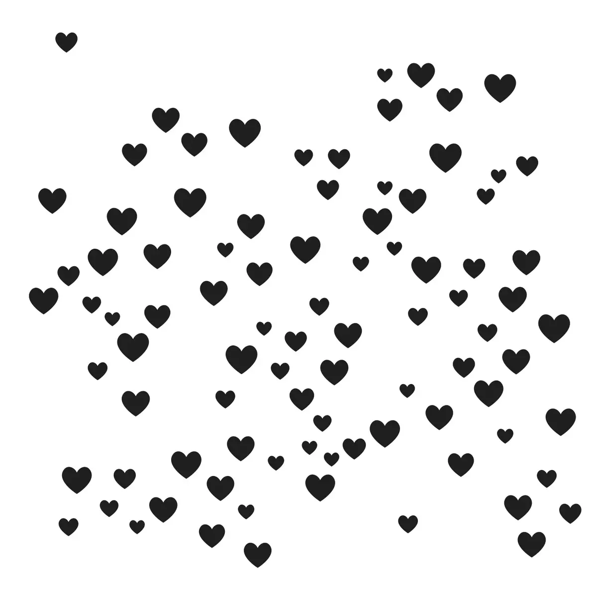 The Crafters Workshop 6X6 Stencil Micro Hearts 1