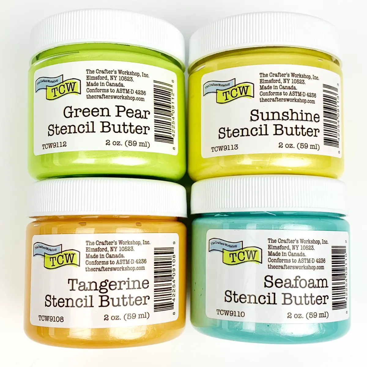 The Crafters Workshop (Tcw) Stencil Butter 4-Pack Citrus 1