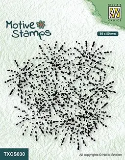 Nellie's Choice Texture Clear Stamp - Sparkles 1