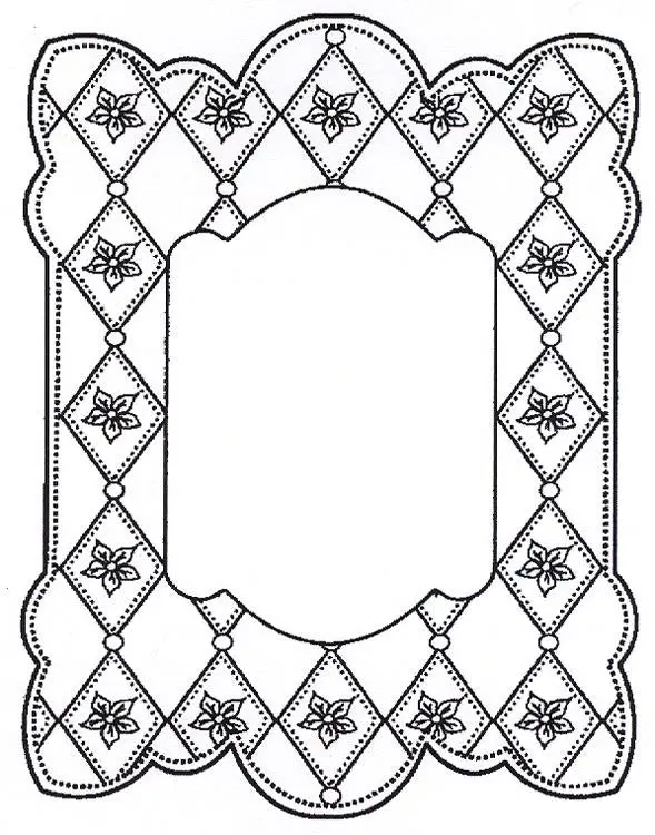 Creative Expressions Stamps - Tudor Diamond 1