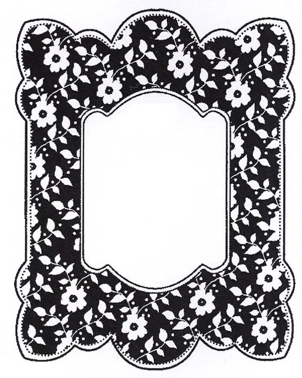 Creative Expressions Stamps  - Silhouette Blooms 1