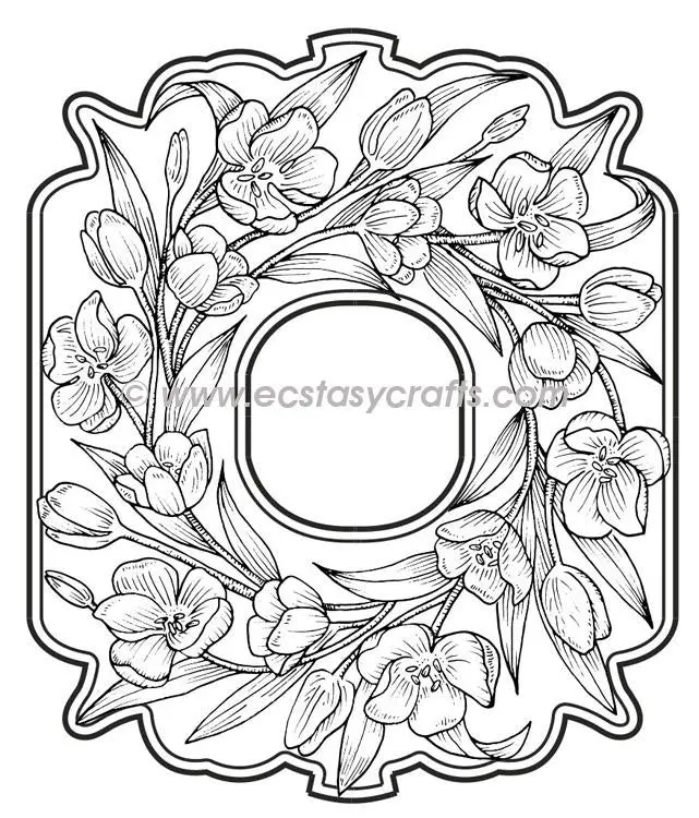 Sue Wilson - Wild Tulips Pre Cut Rubber Stamp 1