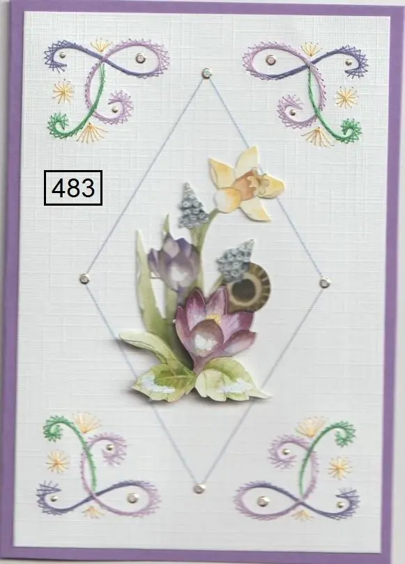 Laura's Design Digital Embroidery Pattern - Diamond Frame 1