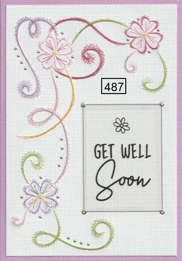 Laura's Design Digital Embroidery Pattern - Floral Edge 1