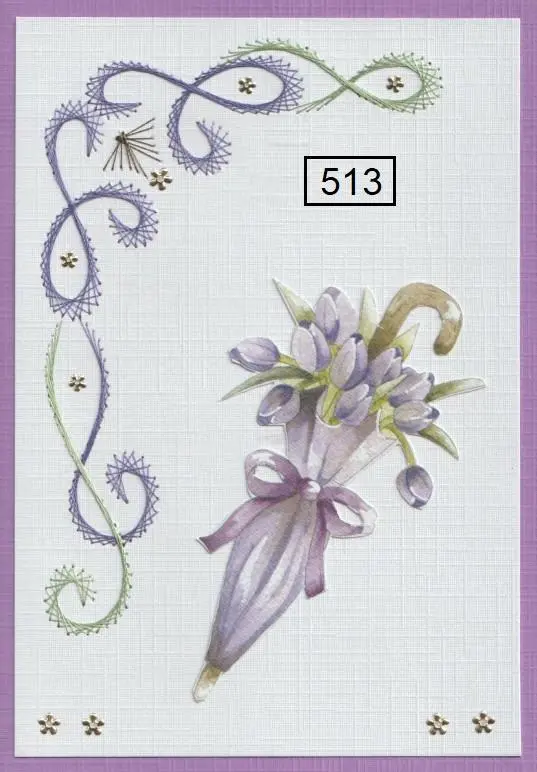 Laura's Design Digital Embroidery Pattern - Corner Flourish 1