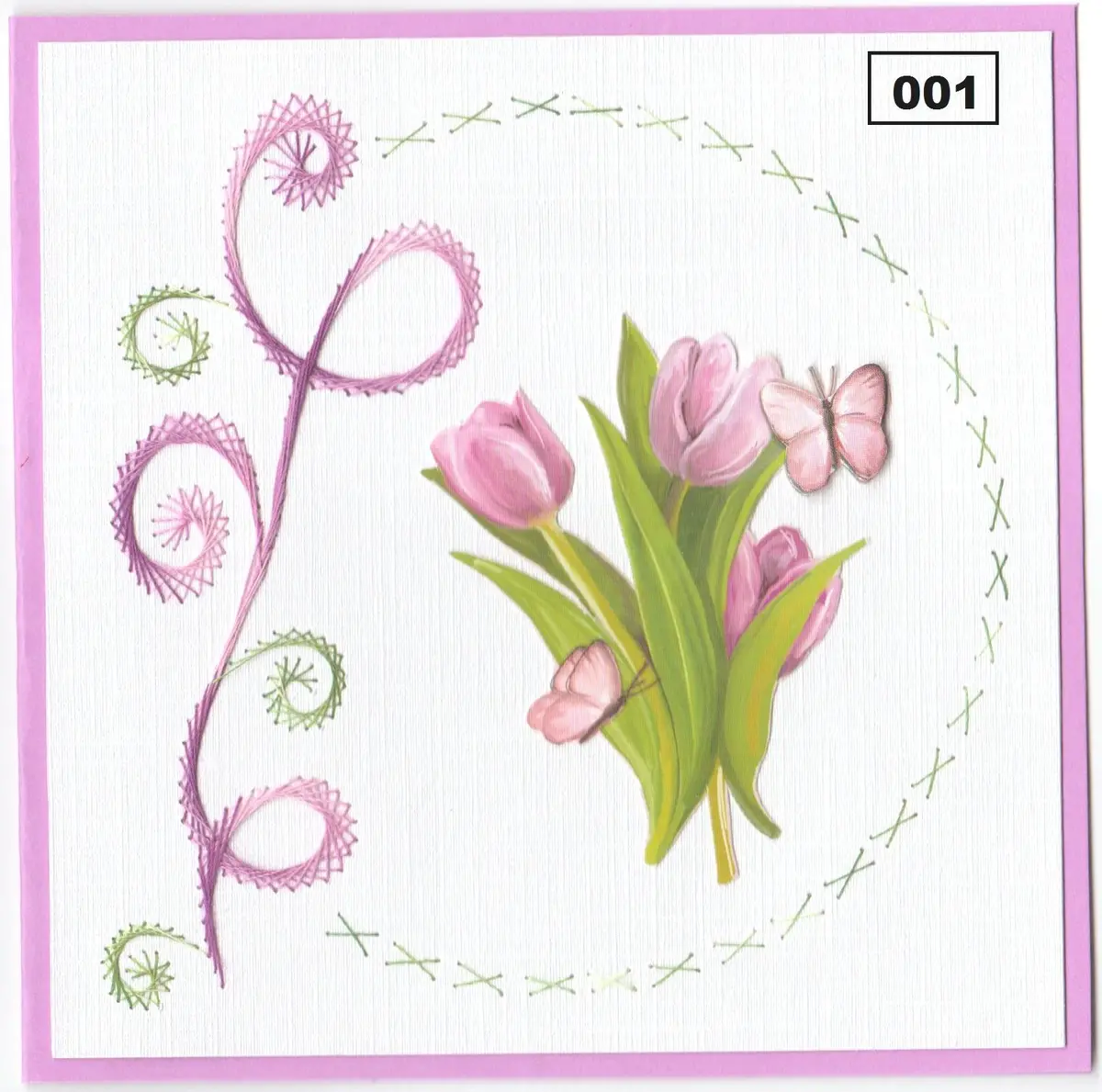 Laura's Design Digital Embroidery Pattern - Swirl & Circle 1