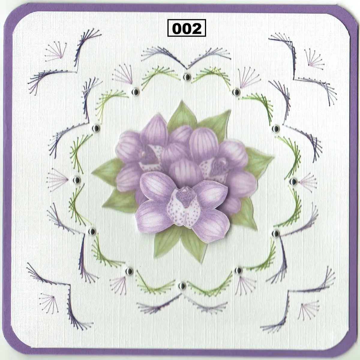 Laura's Design Digital Embroidery Pattern - Frame & Corners 1
