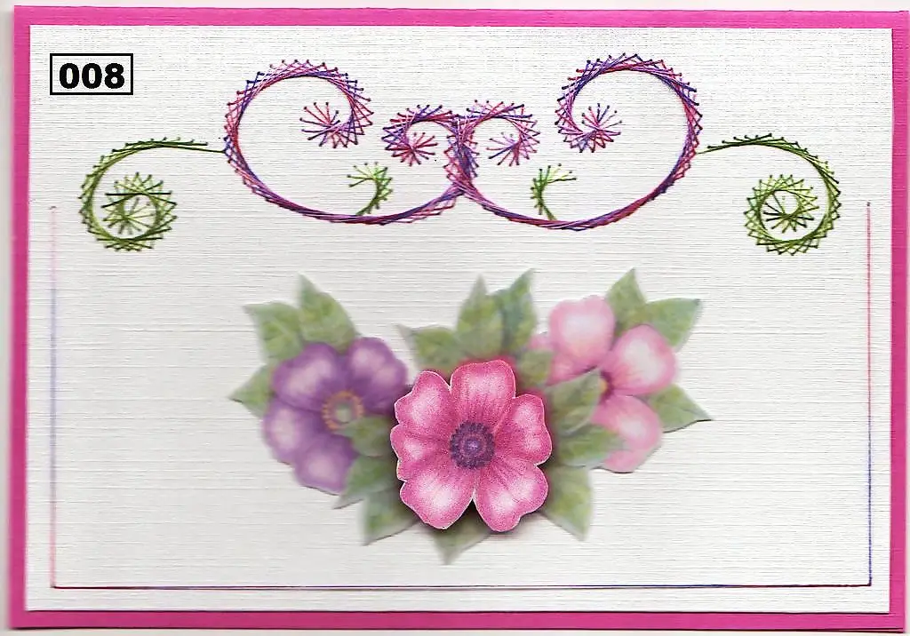 Laura's Design Digital Embroidery Pattern - Swirl Border 1