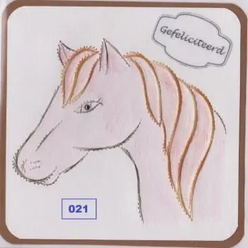 Laura's Design Digital Embroidery Pattern - Horse 1