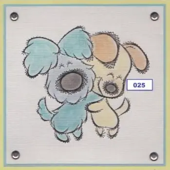 Laura's Design Digital Embroidery Pattern - Dog Friends 1