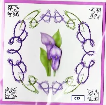 Laura's Design Digital Embroidery Pattern - Swirling Wreath 1