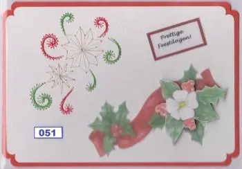 Laura's Design Digital Embroidery Pattern - Christmas Flowers 1