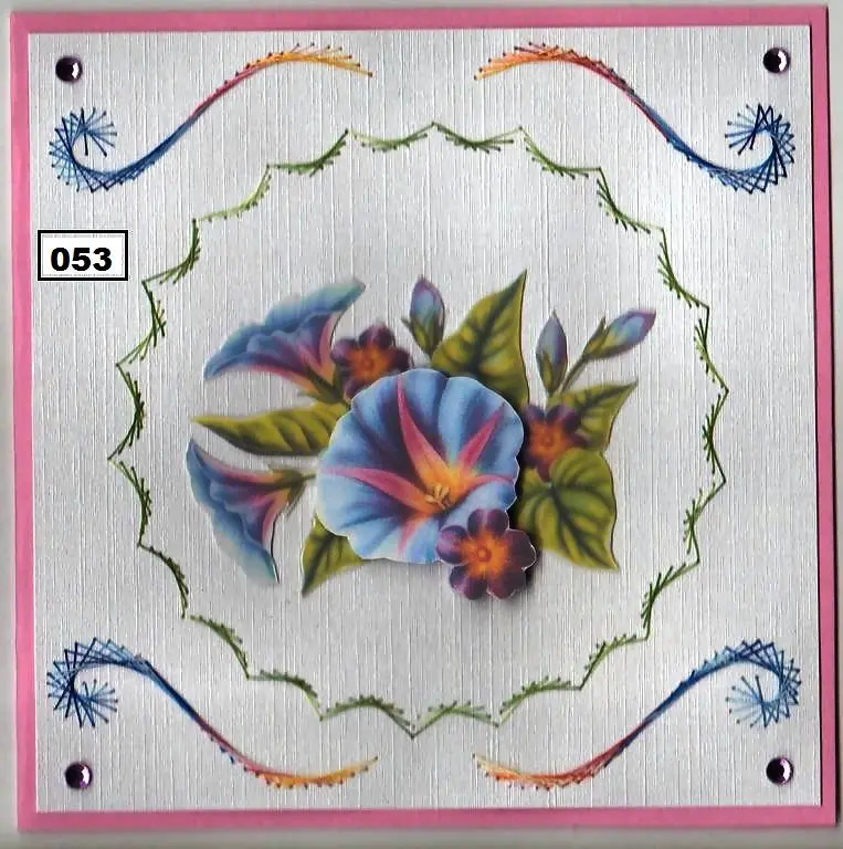 Laura's Design Digital Embroidery Pattern - Scalloped Frame 1