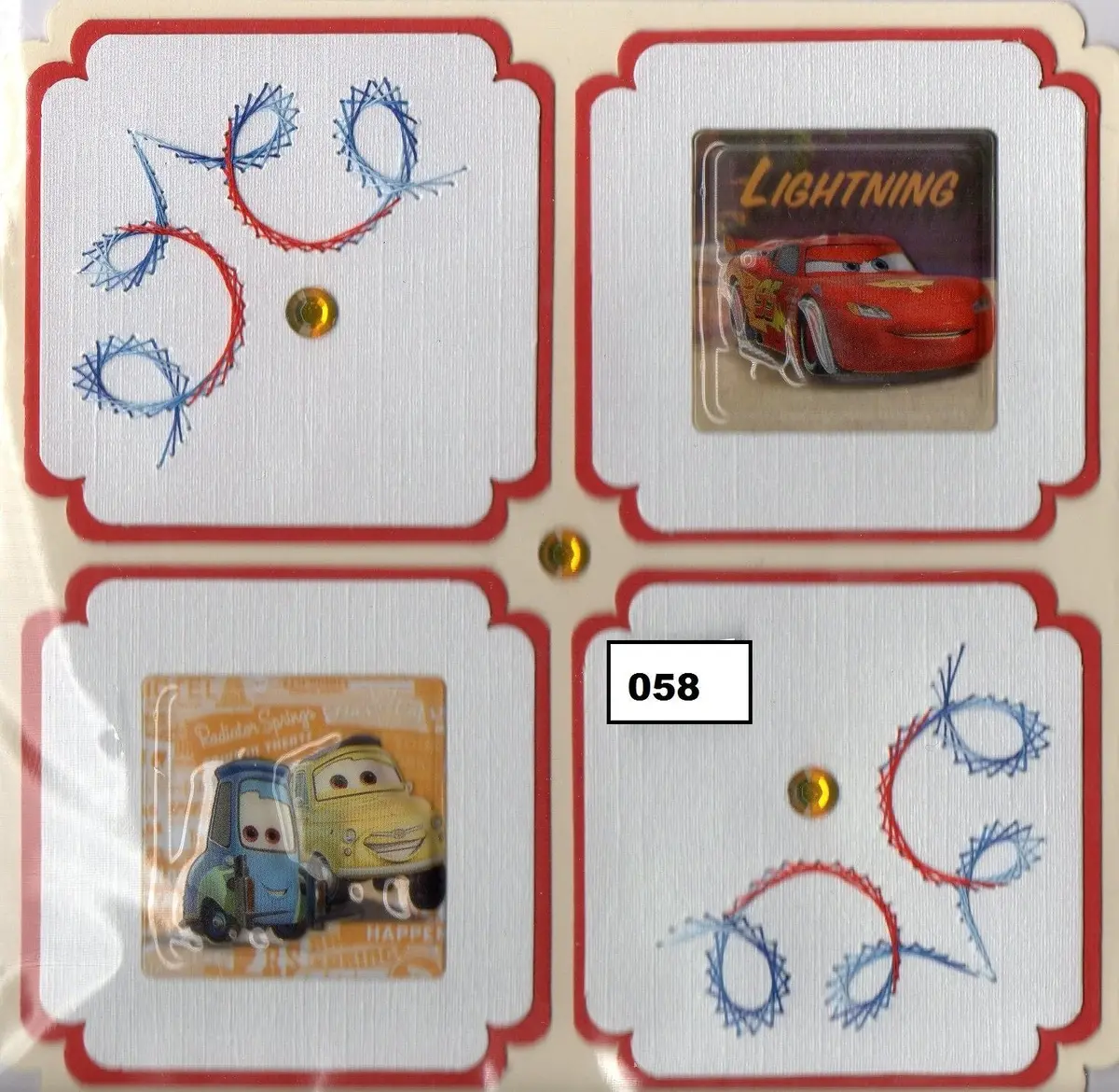 Laura's Design Digital Embroidery Pattern - Four Corners 1