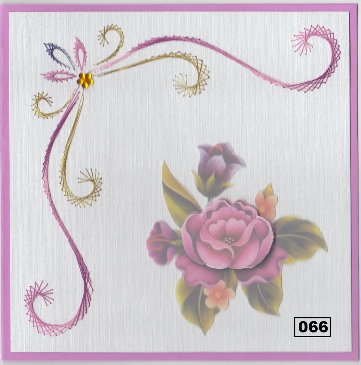 Laura's Design Digital Embroidery Pattern - Large Corner 1