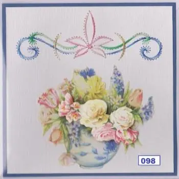 Laura's Design Digital Embroidery Pattern - Lily Border 1