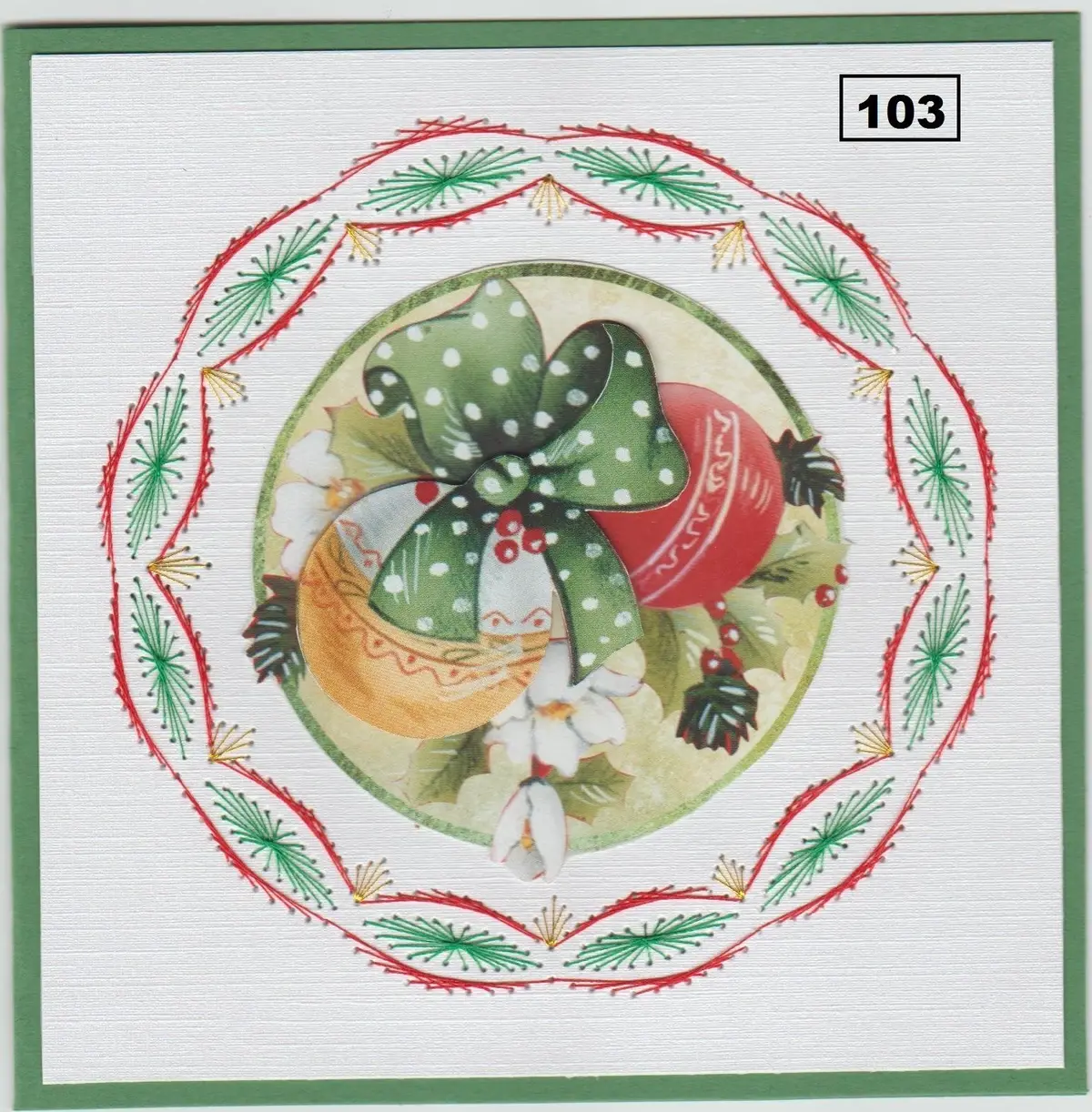 Laura's Design Digital Embroidery Pattern - Smooth Wreath 1