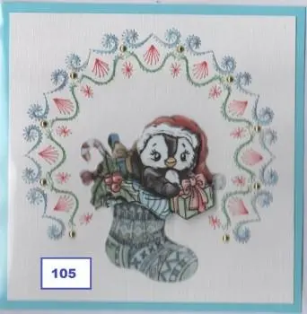 Laura's Design Digital Embroidery Pattern - Layered Half Circle 1