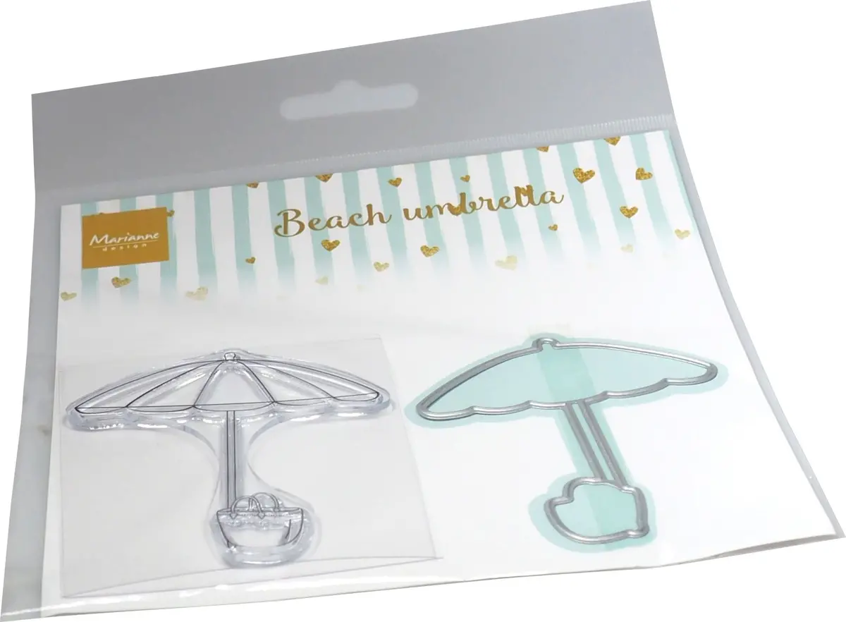 Marianne Design Stamp & Die Set - Beach Umbrella 1